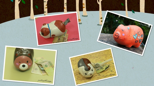 Bầy heo đất đáng yêu