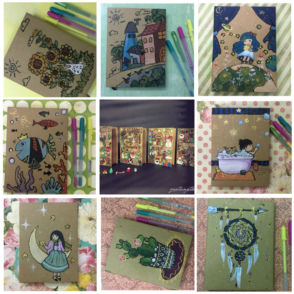Sổ vẽ tay handmade