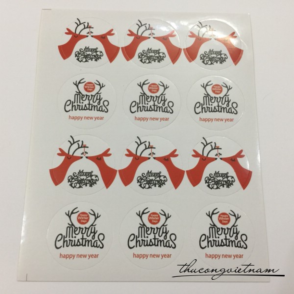 Sticker Giáng Sinh Mẫu 23