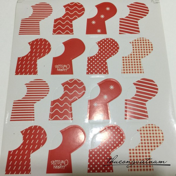 Sticker Giáng Sinh Mẫu 28