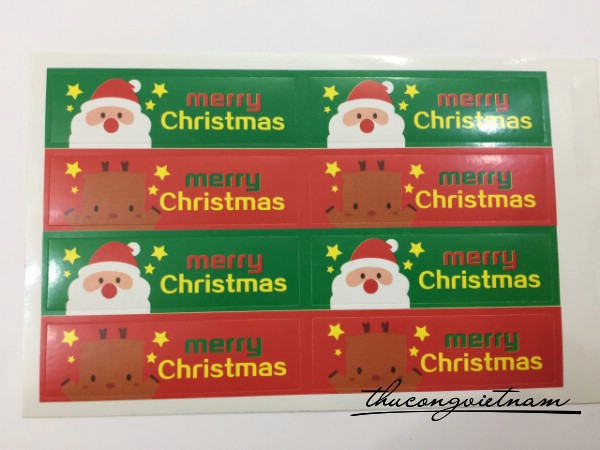 Sticker Giáng Sinh Mẫu 13