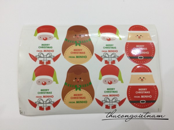 Sticker Giáng Sinh Mẫu 18