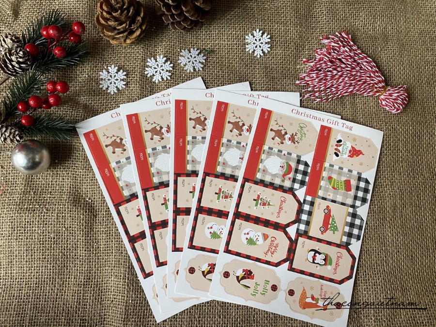 Christmas Gift Tag -Mẫu 13