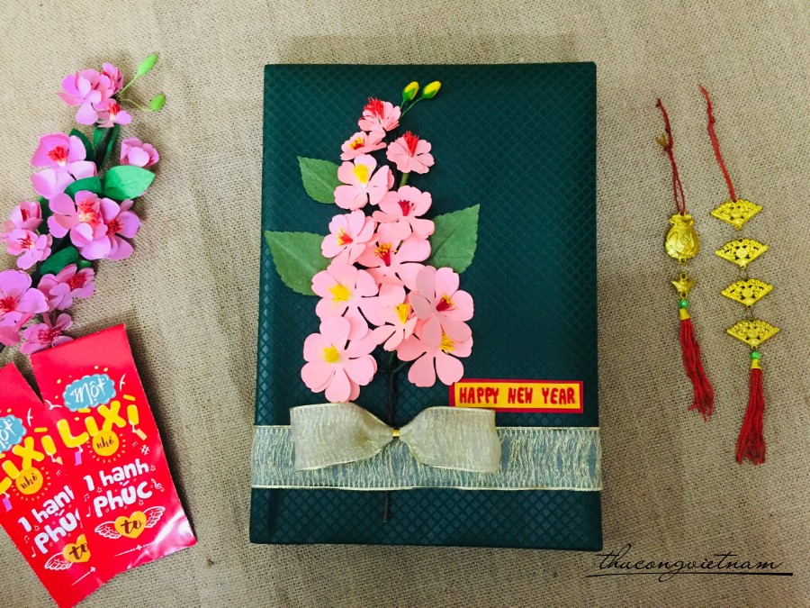 Hộp Quà To Gói Sẵn Phong Cách Tết (23*32*5cm) - Mẫu 4